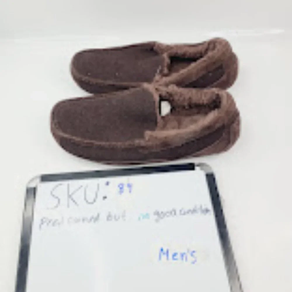 UGG Men's Brown Ascot‎ 3233 Sheepskin Slip-On Casual Moccasins Size 11